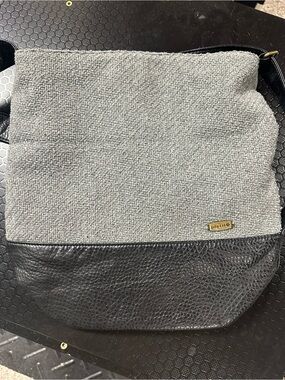 pistil Gray Two-Tone Shoulder Bag with Black Base